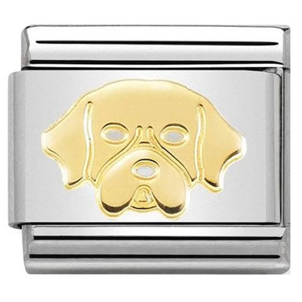 Animals - Golden Retriever Gold Charm