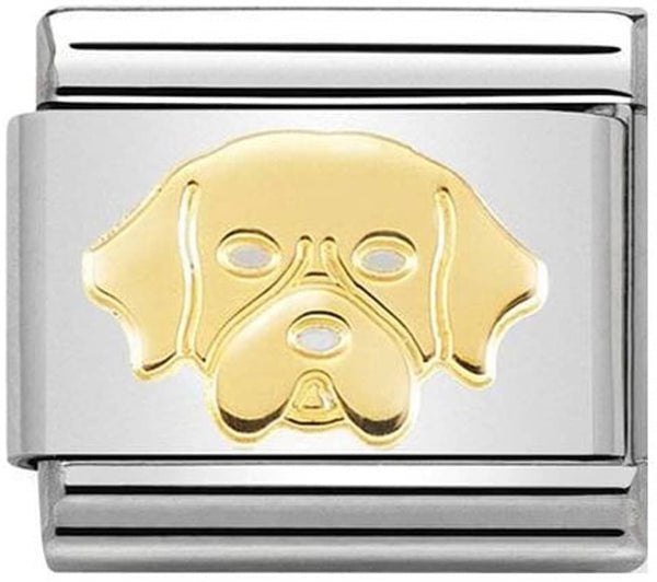 Animals - Golden Retriever Gold Charm
