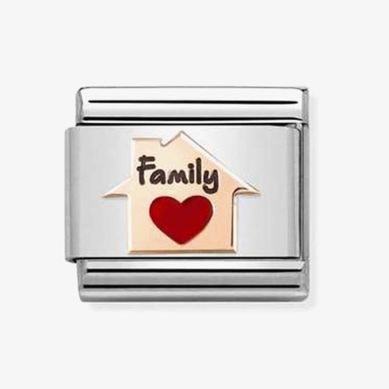 Family Heart House Charm