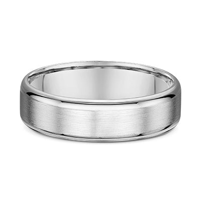 Silver Brushed 6mm Wedder Band