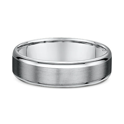 Silver Titanium 6mm Wedder Band