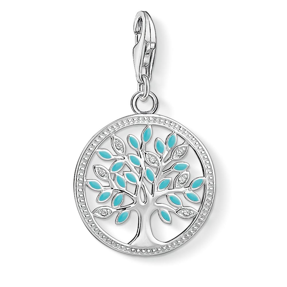 Tree of Love Silver Charm