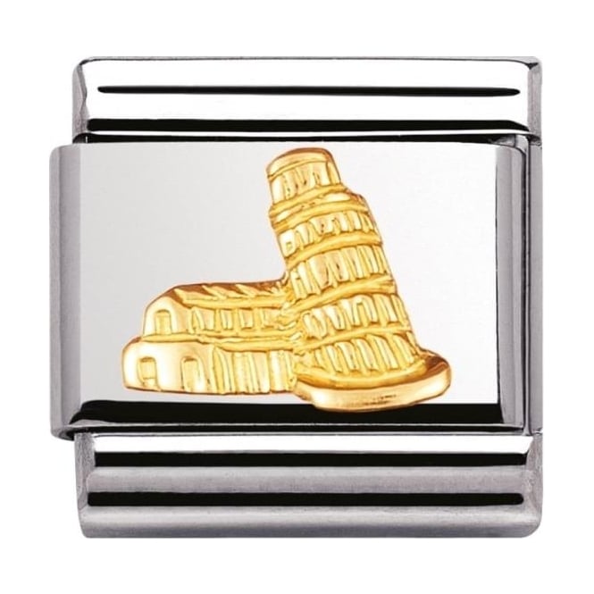Travel - Italy (Tower of Pisa) Gold Charm