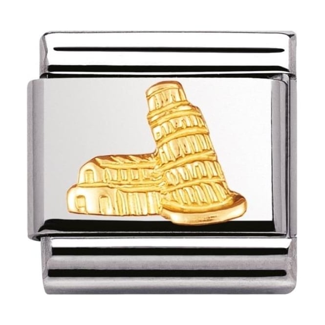 Italy (Tower of Pisa) Gold Charm