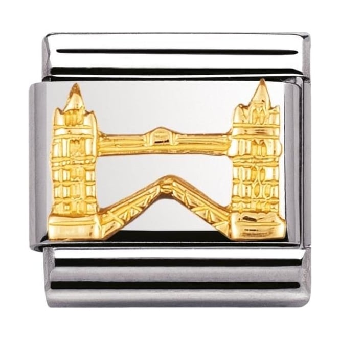 London (Tower Bridge) Gold Charm