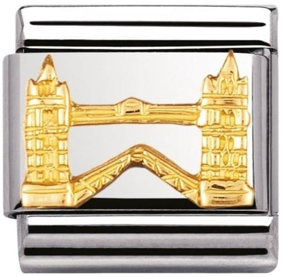 Travel - Tower Bridge (London) Gold Charm