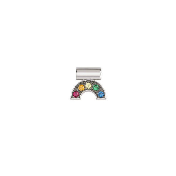 Seimia - Rainbow with CZ Silver Pendant