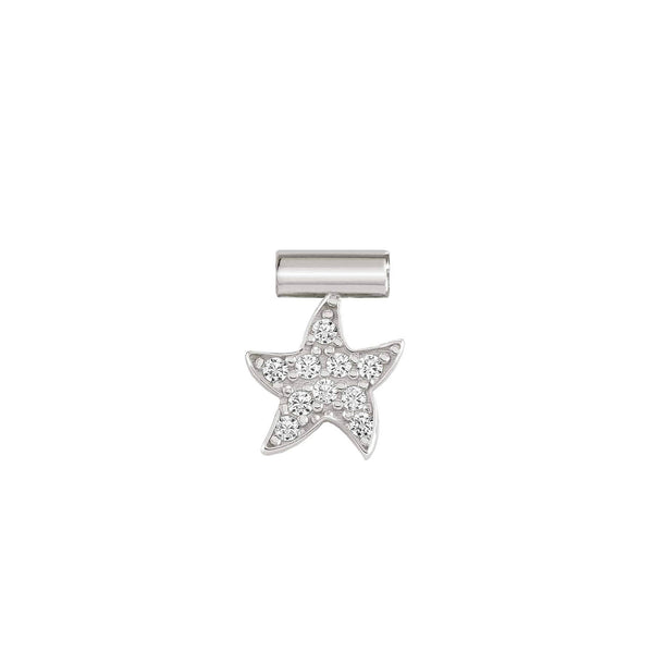 Seimia - Starfish with CZ Silver Pendant