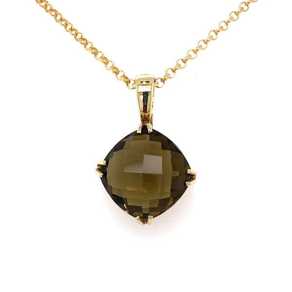 Smokey Quartz Enhancer Pendant
