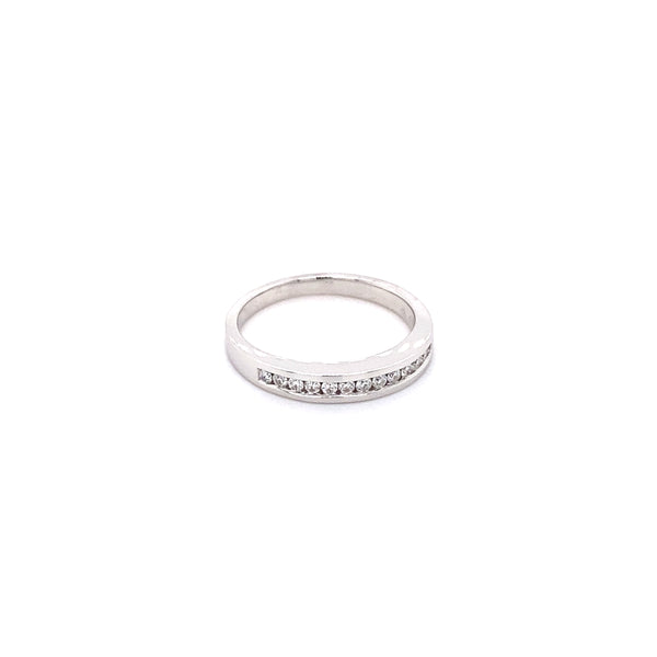 Channel Set Round Diamond Band