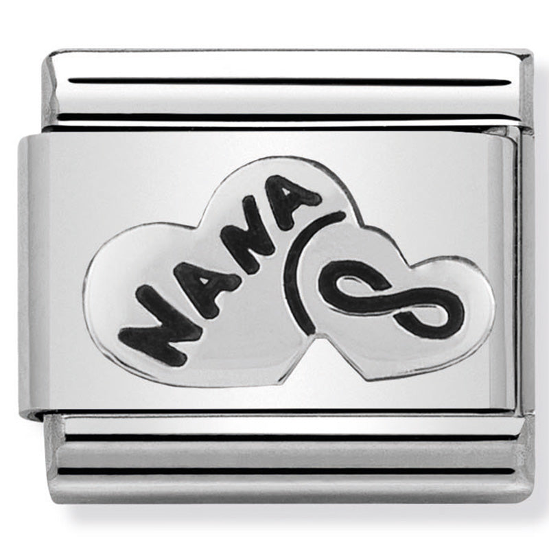 Nana Infinity Heart in Silver