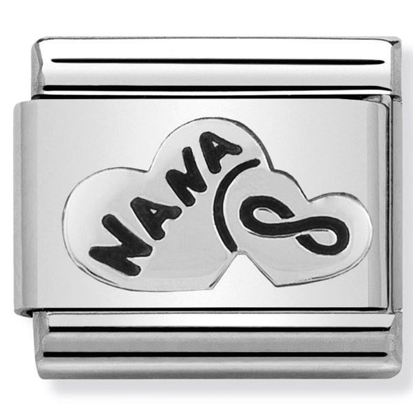 Family - Nana Infinity Heart in Silver