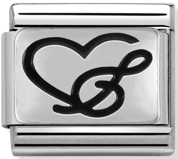 Nomination 330102/04 Treble Clef Heart Charm