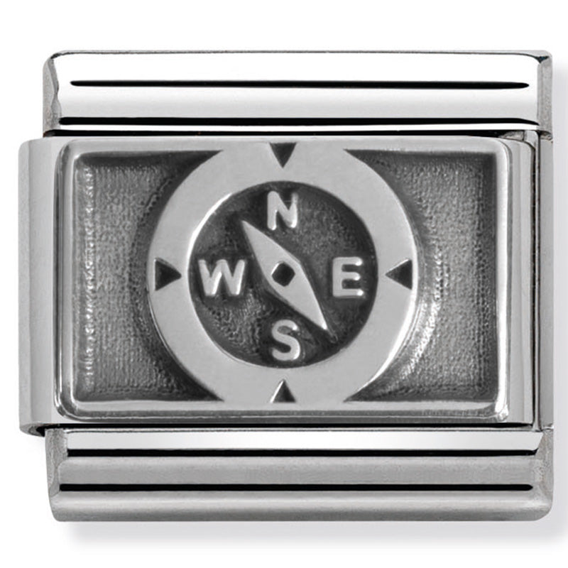 Nomination 330102/10 Compass Silver Charm