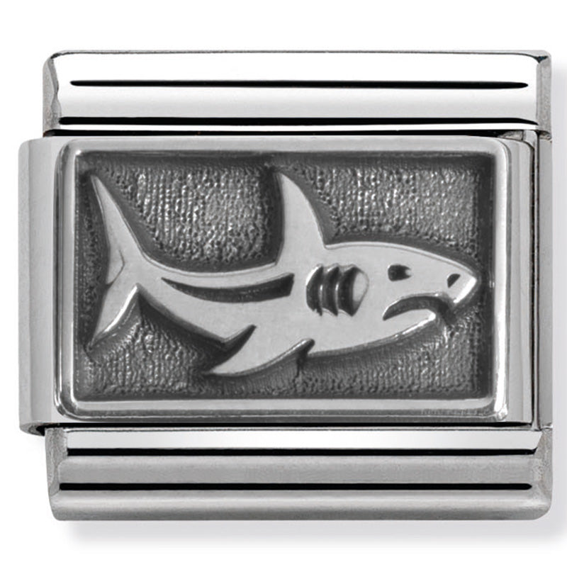 Nomination Shark Silver Charm