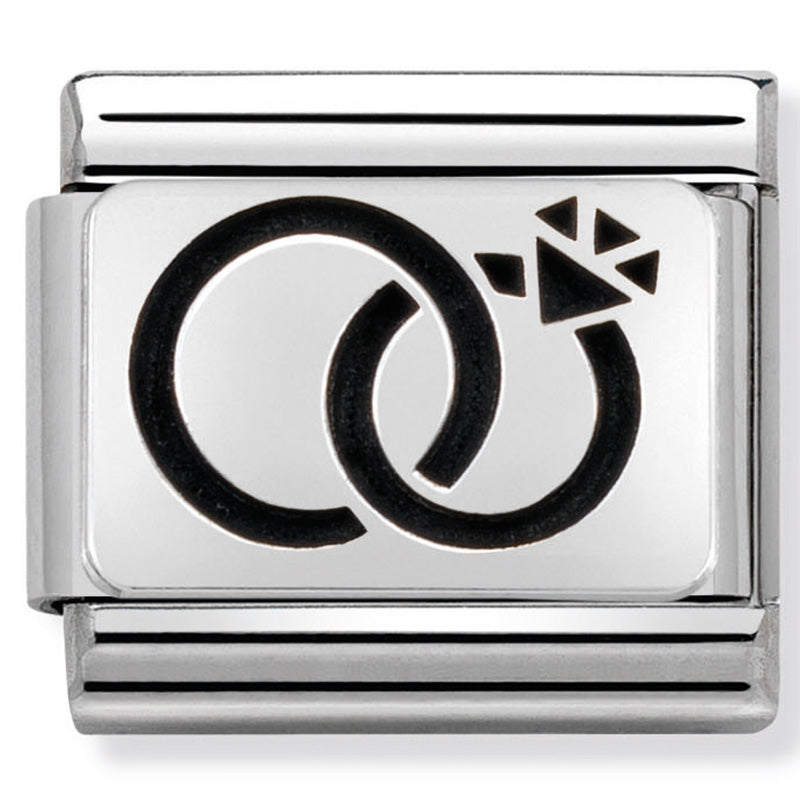 Nomination 330102/29 Wedding Rings Silver Charm