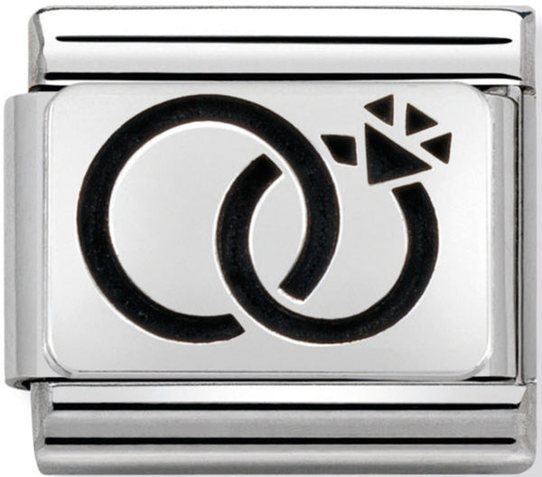 Nomination 330102/29 Wedding Rings Silver Charm