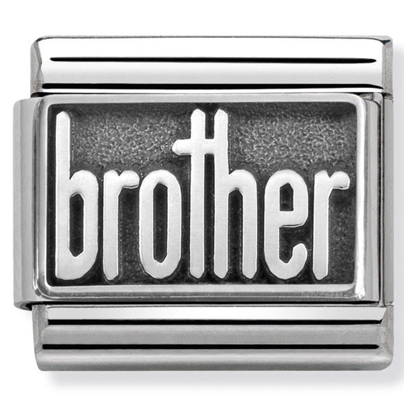 Nomination Brother Silver Charm 