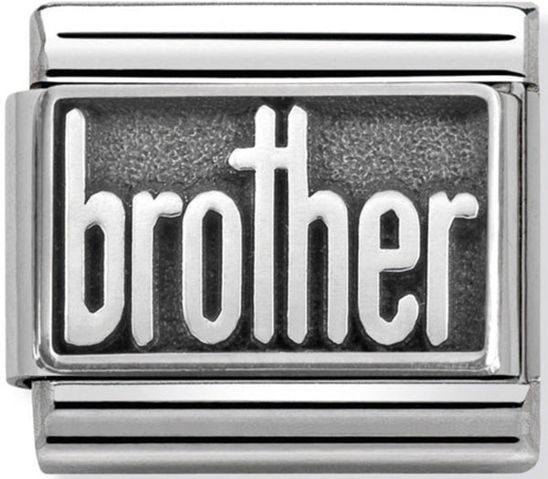Nomination Brother Silver Charm 