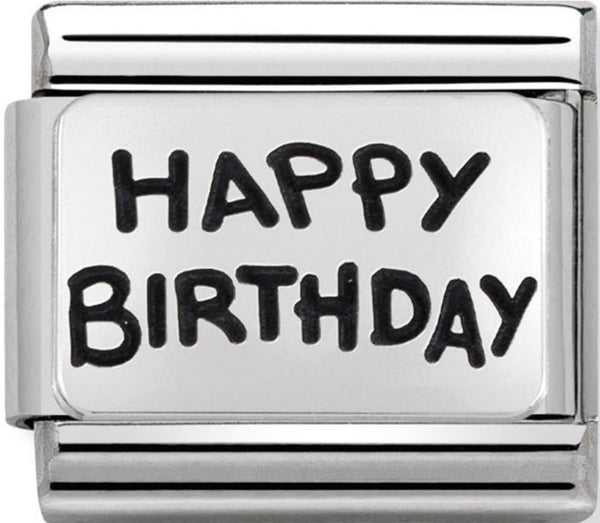 Occasions - Happy Birthday Silver Charm