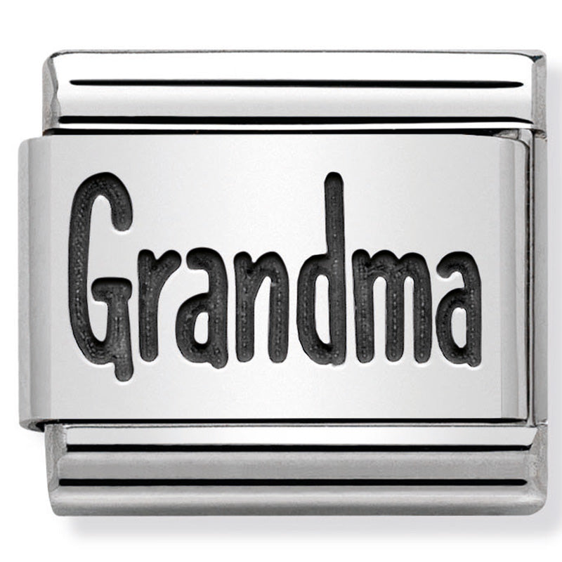 Grandma Silver Charm