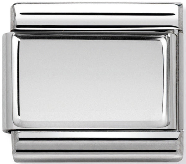 Engravable - Plain Silver Charm