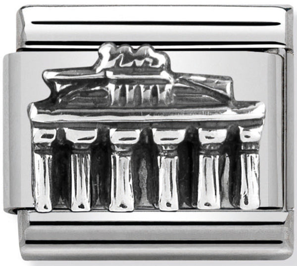 Travel - Brandenburg Gate Relief (Germany) Silver Charm