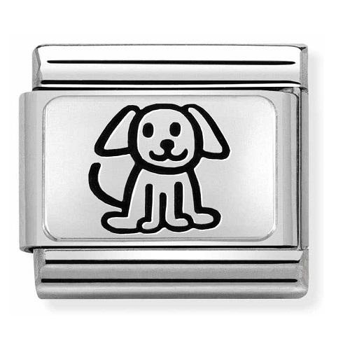 Animal - Puppy Dog Silver Charm