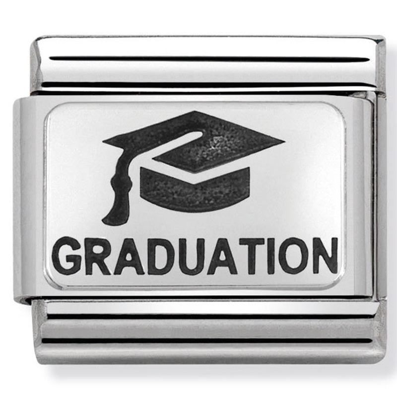 Graduation Silver Charm