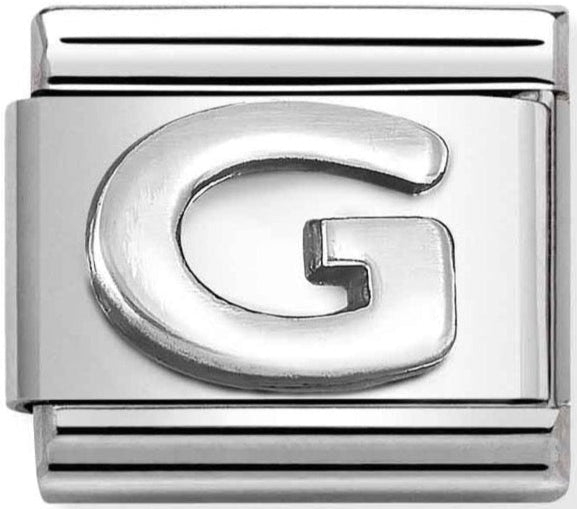 Silver - Letter G Charm
