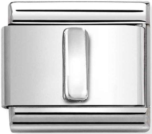Silver - Letter I Charm