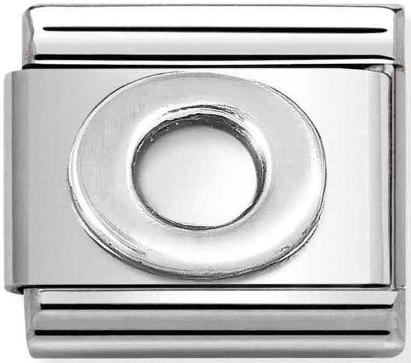 Silver - Letter O Charm