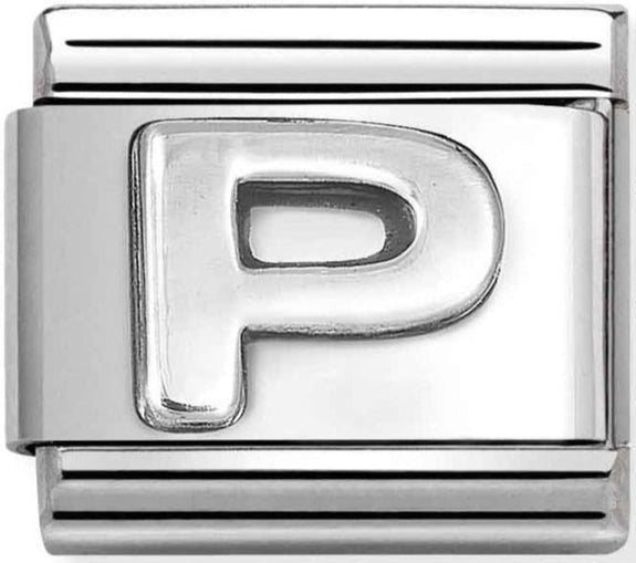 Silver - Letter P Charm