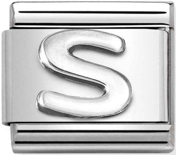 Silver - Letter S Charm