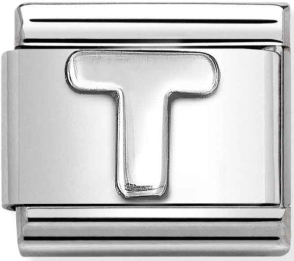 Silver - Letter T Charm