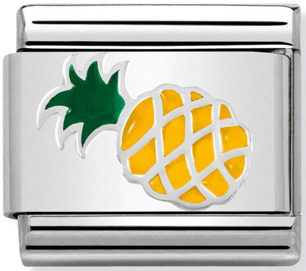Nomination Pineapple Silver Charm