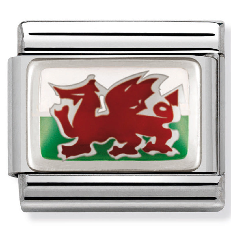 Nomination 330207/02 Wales Flag Charm