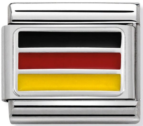 Nomination Germany Silver Flag Charm