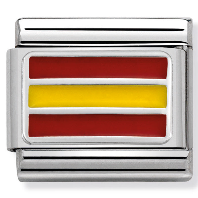Nomination Spain Enamel Silver Charm Link