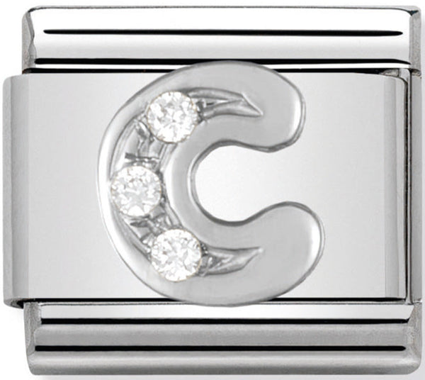 Nomination Letter C Silver Charm 