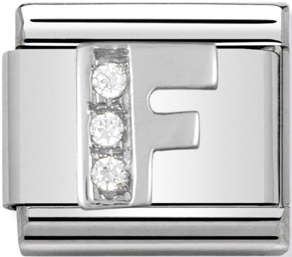 Nomination Letter F Silver Charm