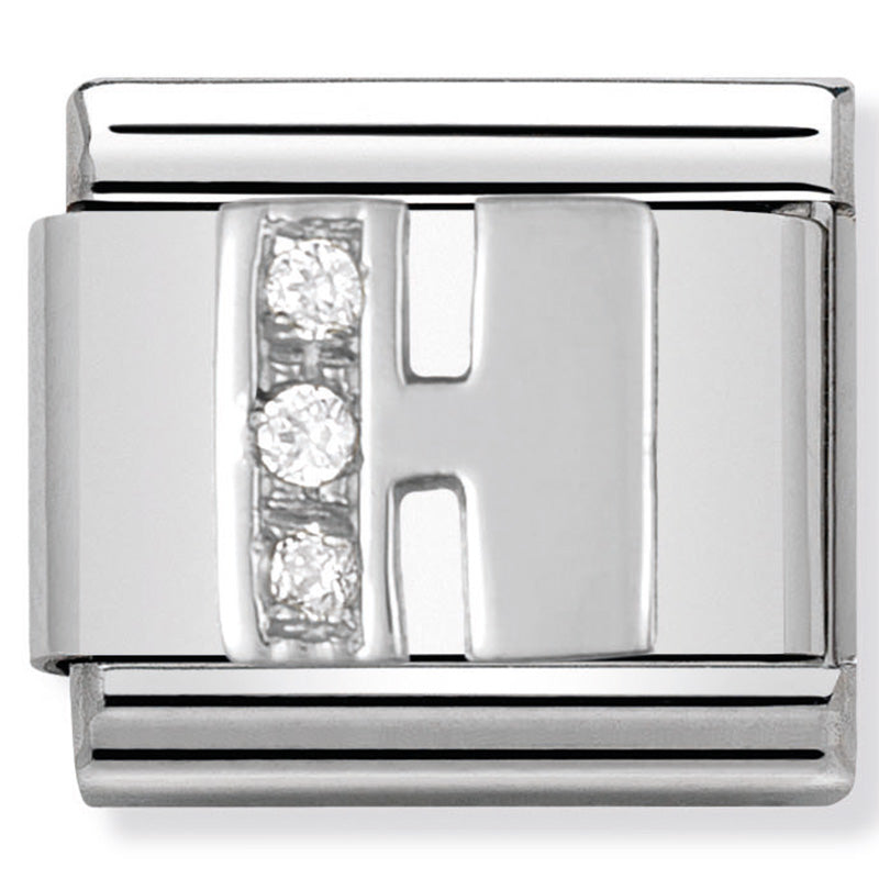 Nomination Letter H Silver Charm