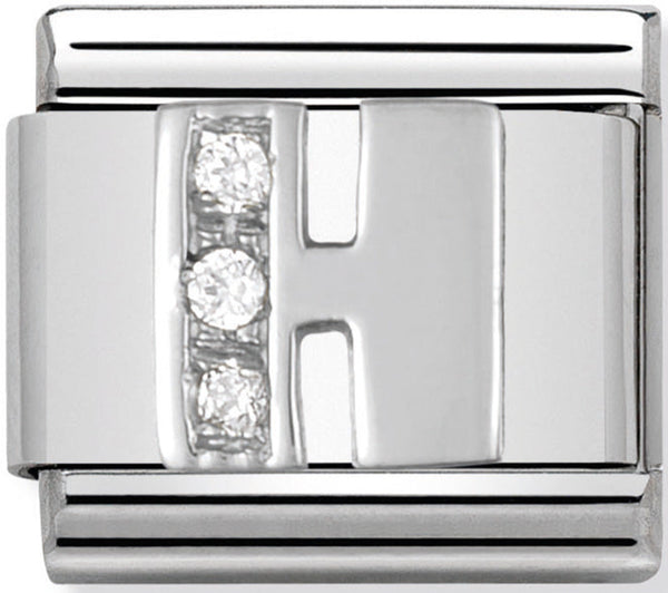 Nomination Letter H Silver Charm