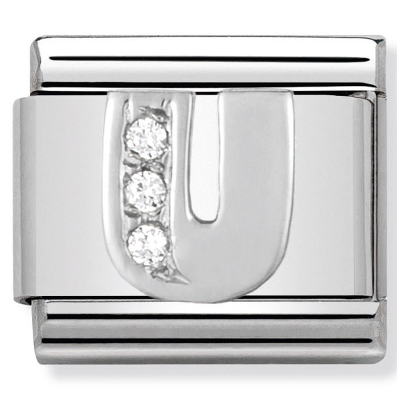Nomination Letter U Silver Charm