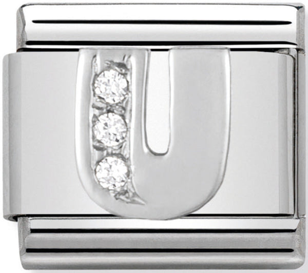 Nomination Letter U Silver Charm