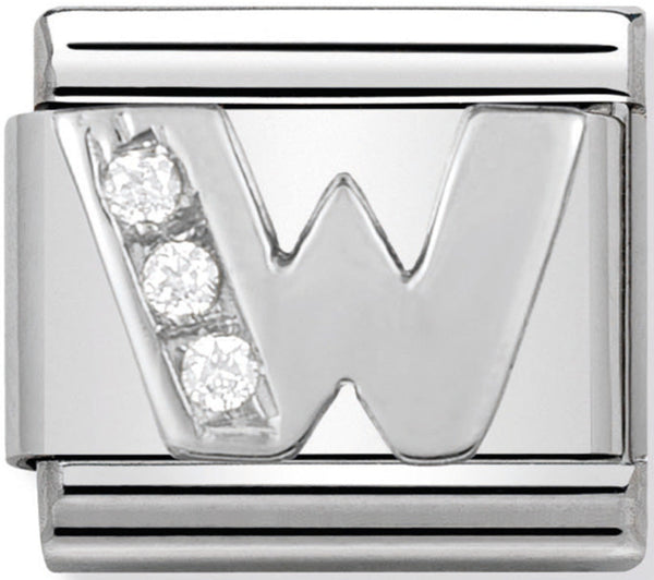 Nomination Letter W Silver Charm