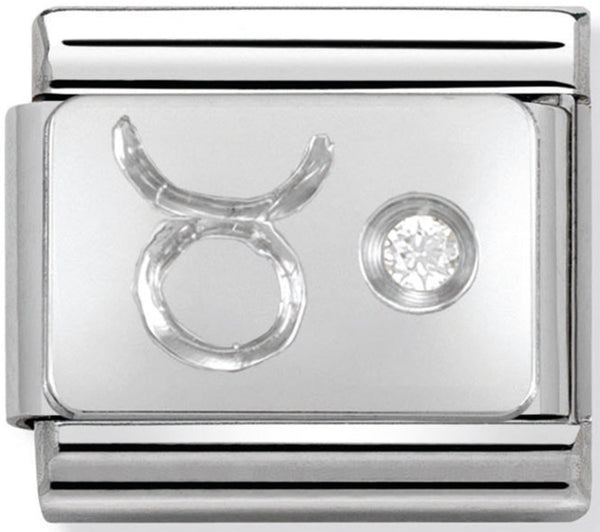 Nomination Taurus Silver Charm