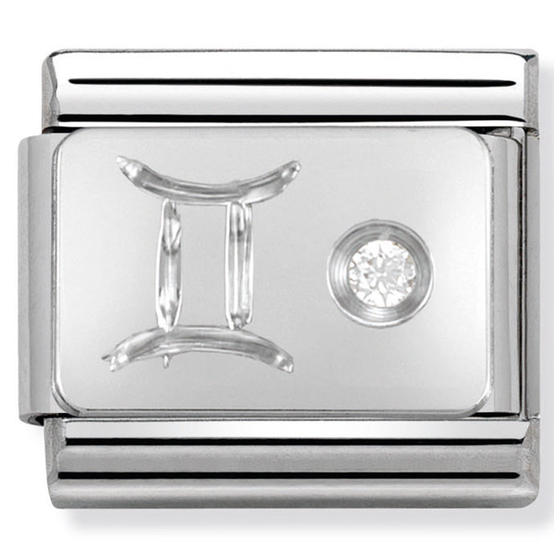 Nomination Gemini Silver Charm