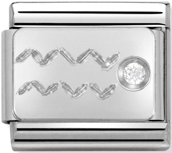 Nomination Aquarius Silver Charm