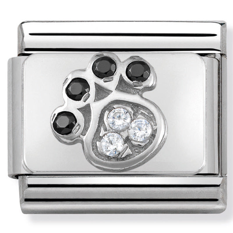 Animal - Paw Print Silver Charm
